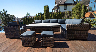 Комплект мебели из искусственного ротанга Lite Sanremo для дачи Комплект мебели из искусственного ротанга Lite Sanremo, садовая мебель