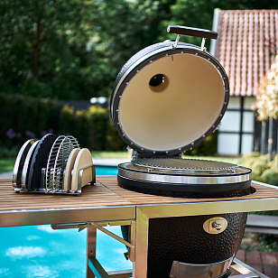 керамический гриль monolith classic avantgarde 55, черный для приготовления пищи Керамический гриль Monolith Classic Avantgarde 55, черный