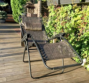Уличный шезлонг Lite ZD-1 для дачи Уличный шезлонг Lite ZD-1, садовая мебель
