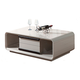 Столик-тумба журнальный Paoli Velvet Цвет: серый беж для дачи Столик-тумба журнальный Paoli Velvet Цвет: серый беж, товары для загородного дома