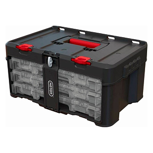 Ящик для инструментов Keter Stack n Roll 3 Organiz для дачи Ящик для инструментов Keter Stack n Roll 3 Organiz, садовая мебель