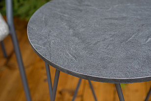 Кофейный комплект Марокко, цвет темно-серый для дачи Кофейный комплект Марокко, цвет темно-серый, садовая мебель