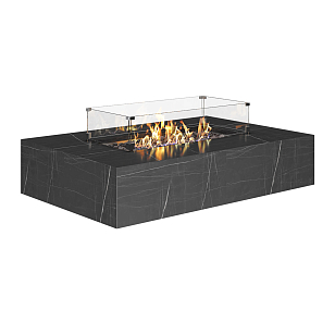 Стол-камин Kaminex Этна Черный для сада и загородного дома Стол-камин Kaminex Этна Черный, уличное оборудование