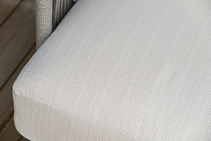 Лаунж-зона 4SIS Альбано 5-местная, 5-местная плетеная из роупа (веревки), каркас алюминиевый светло-серый, роуп серый меланж для дачи Лаунж-зона 4SIS Альбано 5-местная, 5-местная плетеная из роупа (веревки), каркас алюминиевый светло-серый, роуп серый меланж, садовая мебель