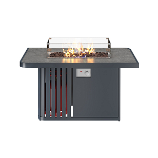 Стол-камин Kaminex Мерапи Черный для сада и загородного дома Стол-камин Kaminex Мерапи Черный, уличное оборудование