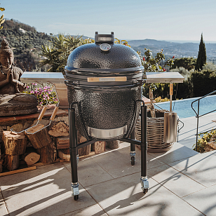 керамический гриль monolith classic one.66, черный для приготовления пищи Керамический гриль Monolith Classic ONE.66, черный