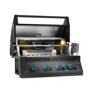 Встраиваемый газовый гриль Napoleon BIG-32 черный для приготовления пищи Встраиваемый газовый гриль Napoleon BIG-32 черный для сада