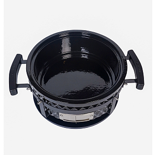 Настольный керамический гриль Diamond Egg Tabletop Grill Цвет: черный для приготовления пищи Настольный керамический гриль Diamond Egg Tabletop Grill Цвет: черный для сада