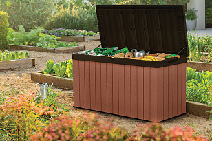 Сундук Keter Darwin Box 570 л коричневый для дачи Сундук Keter Darwin Box 570 л коричневый, садовая мебель