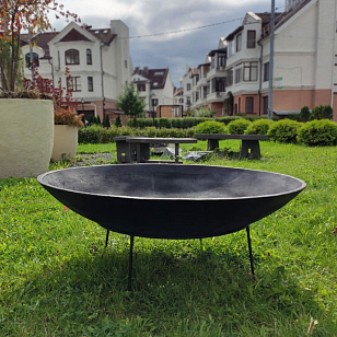 Кострище очаг для дачи Concretika Iron С100 для сада и загородного дома Кострище очаг для дачи Concretika Iron С100, уличное оборудование