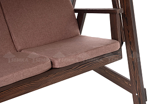 Качели Semka Floresta wenge лиственница для дачи Качели Semka Floresta wenge лиственница, садовая мебель