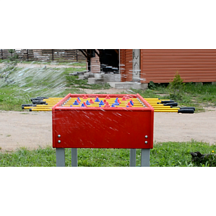 Всепогодный настольный футбол Desperado Summer Ball для отдыха за городом Всепогодный настольный футбол Desperado Summer Ball для хобби и пикника