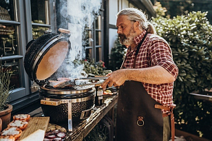 керамический гриль monolith icon black для приготовления пищи Керамический гриль Monolith ICON Black