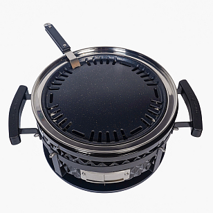 Настольный керамический гриль Diamond Egg Tabletop Grill Цвет: черный для приготовления пищи Настольный керамический гриль Diamond Egg Tabletop Grill Цвет: черный для сада