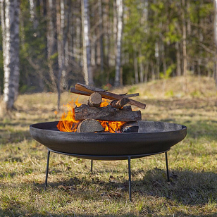 Кострище очаг для дачи Concretika Iron С80 для сада и загородного дома Кострище очаг для дачи Concretika Iron С80, уличное оборудование