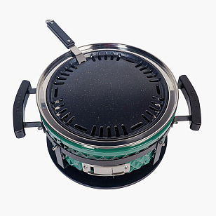 Настольный керамический гриль Diamond Egg Tabletop Grill Цвет: зеленый для приготовления пищи Настольный керамический гриль Diamond Egg Tabletop Grill Цвет: зеленый для сада