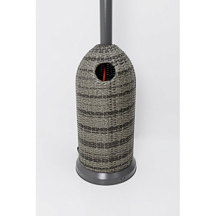 Уличный газовый обогреватель Stalleh Kotte Rattan Grey