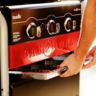 Угольный + газовый гриль Char-Broil Hybrid Gas2Coal для приготовления пищи угольный + газовый гриль char-broil hybrid gas2coal