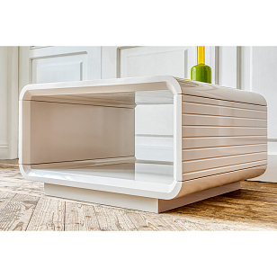 Столик журнальный Paoli Velvet Quadro Цвет: серый беж для дачи Столик журнальный Paoli Velvet Quadro Цвет: серый беж, товары для загородного дома