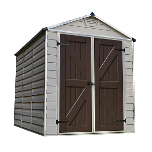 Cарай из поликарбоната Palram Skylight 6x8 Tan для сада и загородного дома Cарай из поликарбоната Palram Skylight 6x8 Tan, уличное оборудование