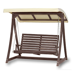 Качели садовые Leda Цвет: коричневый для дачи Качели садовые Leda Цвет: коричневый, садовая мебель