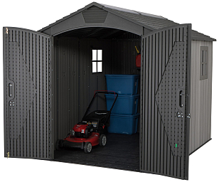 Пластиковый сарай Lifetime WoodLook 7 х 9.5 для сада и загородного дома Пластиковый сарай Lifetime WoodLook 7 х 9.5, уличное оборудование