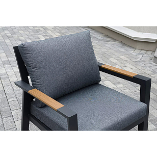 Лаунж-зона 4SIS Орхидея 4-местная, цвет темно-серый для дачи Лаунж-зона 4SIS Орхидея 4-местная, цвет темно-серый, садовая мебель