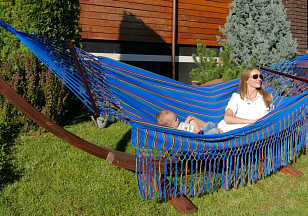 Гамак двухместный Lite Kolombus для отдыха за городом Гамак двухместный Lite Kolombus для хобби и пикника