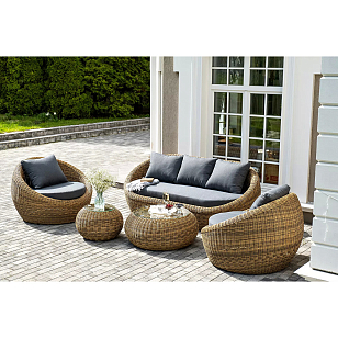 Лаун-зона 4SIS Барселона, цвет соломенный для дачи Лаун-зона 4SIS Барселона, цвет соломенный, садовая мебель