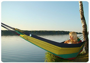 Гамак одноместный Lite Reggae для отдыха за городом Гамак одноместный Lite Reggae для хобби и пикника