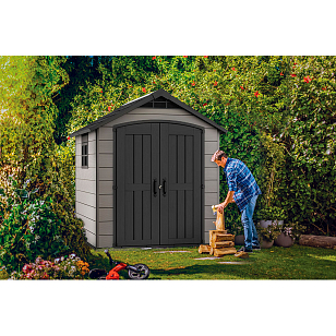 Пластиковый сарай Keter Premiere Shed 757 для сада и загородного дома Пластиковый сарай Keter Premiere Shed 757, уличное оборудование