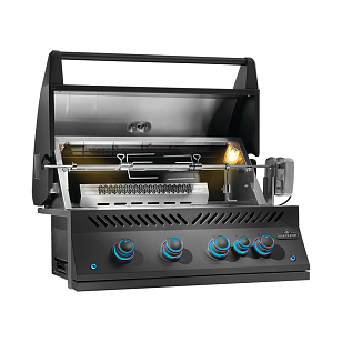 Встраиваемый газовый гриль Napoleon BIG-32 черный для приготовления пищи Встраиваемый газовый гриль Napoleon BIG-32 черный для сада