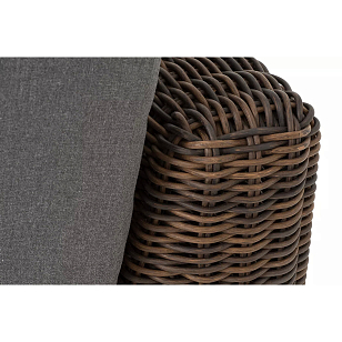 Модуль диванный прямой 4SIS Капри, цвет коричневый для дачи Модуль диванный прямой 4SIS Капри, цвет коричневый, садовая мебель