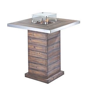 Уличный газовый стол камин Clifton Standing Table Lime (без столешницы) для сада и загородного дома Уличный газовый стол камин Clifton Standing Table Lime (без столешницы), уличное оборудование