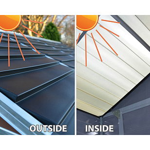 Сарай из поликарбоната Palram Skylight 6x3 Tan для сада и загородного дома Сарай из поликарбоната Palram Skylight 6x3 Tan, уличное оборудование