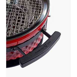Настольный керамический гриль Diamond Egg Tabletop Grill Цвет: красный для приготовления пищи Настольный керамический гриль Diamond Egg Tabletop Grill Цвет: красный для сада