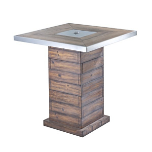 Уличный газовый стол камин Clifton Standing Table Lime (без столешницы) для сада и загородного дома Уличный газовый стол камин Clifton Standing Table Lime (без столешницы), уличное оборудование