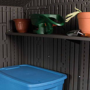 Пластиковый сарай Lifetime WoodLook 7 х 12 для сада и загородного дома Пластиковый сарай Lifetime WoodLook 7 х 12, уличное оборудование