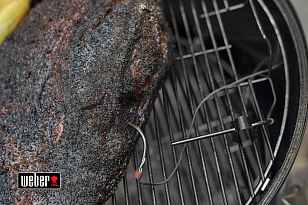 Угольный гриль - коптильня Weber Smokey Mountain Cooker, 57 см, черный для приготовления пищи Угольный гриль - коптильня Weber Smokey Mountain Cooker, 57 см, черный для сада