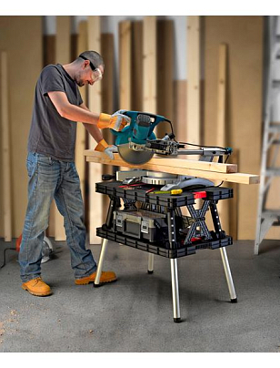 Верстак Keter Folding Work Table для дачи Верстак Keter Folding Work Table, садовая мебель