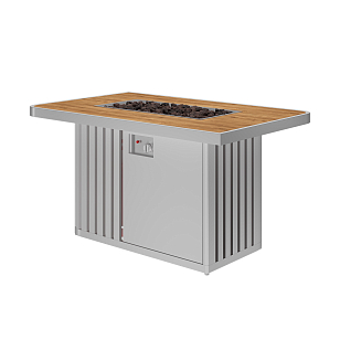 Стол-камин Kaminex Мерапи Белый для сада и загородного дома Стол-камин Kaminex Мерапи Белый, уличное оборудование