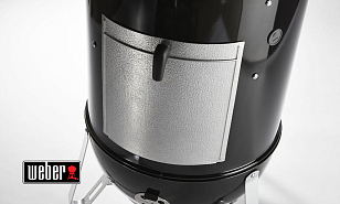 Угольный гриль - коптильня Weber Smokey Mountain Cooker, 57 см, черный для приготовления пищи Угольный гриль - коптильня Weber Smokey Mountain Cooker, 57 см, черный для сада