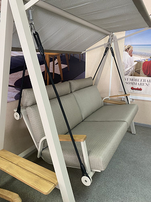 Качели Brafritid Malmo бежевый для дачи Качели Brafritid Malmo бежевый, садовая мебель