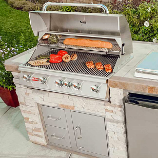 Гриль газовый Bull встраиваемый Brahma для приготовления пищи Гриль газовый Bull встраиваемый Brahma для сада