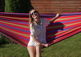 Гамак двухместный Lite Flamenco для отдыха за городом Гамак двухместный Lite Flamenco для хобби и пикника