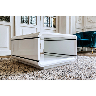 Столик журнальный Paoli Opus Quadro Цвет: белый для дачи Столик журнальный Paoli Opus Quadro Цвет: белый, товары для загородного дома