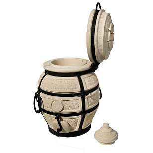 Тандыр Amfora Tandoors Донской с откидной крышкой для приготовления пищи Тандыр Amfora Tandoors Донской с откидной крышкой для сада