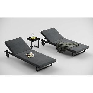 Шезлонг Gardenini Premium Hacienda Карбон / Темно-серый для дачи Шезлонг Gardenini Premium Hacienda Карбон / Темно-серый, садовая мебель