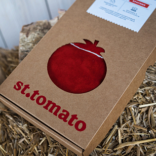 Перчатки жаростойкие St.Tomato красные