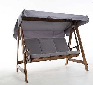 Качели Semka Floresta gray лиственница для дачи Качели Semka Floresta gray лиственница, садовая мебель